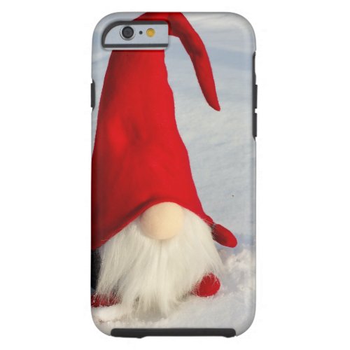 Scandinavian Christmas Gnome Tough iPhone 6 Case