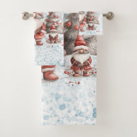 Scandinavian Christmas Gnome Red Berries
