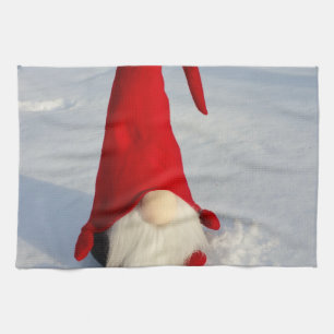 Scandinavian Christmas Gnome Towel