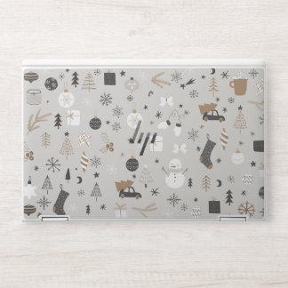 Scandinavian Christmas HP Laptop Skin