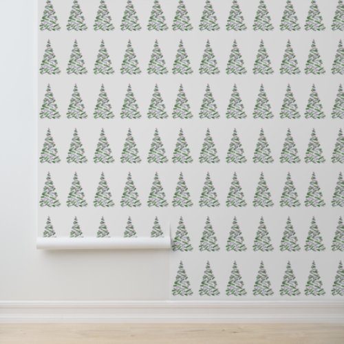 Scandinavian Christmas Illustration Wallpaper 