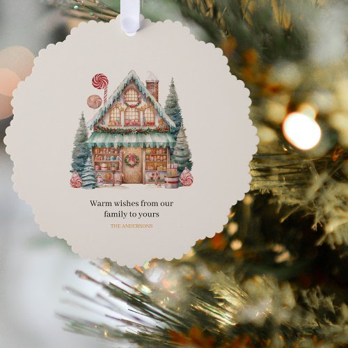 Scandinavian Christmas Magic Ornament Card