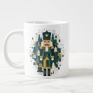 Scandinavian Christmas Nutcracker Giant Coffee Mug