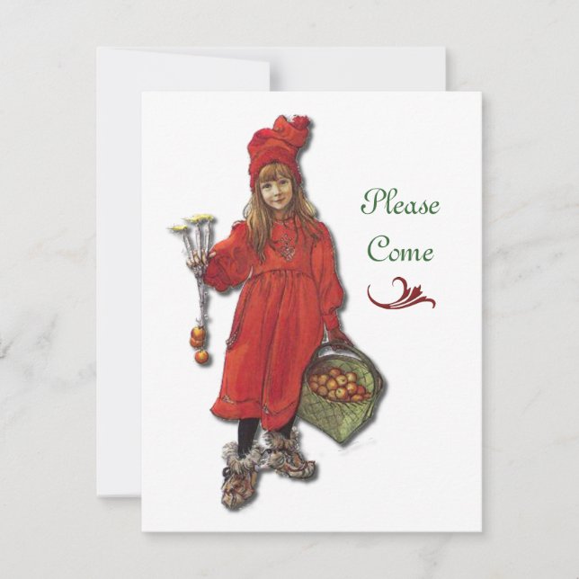 Scandinavian Christmas Party Invitation (Front)