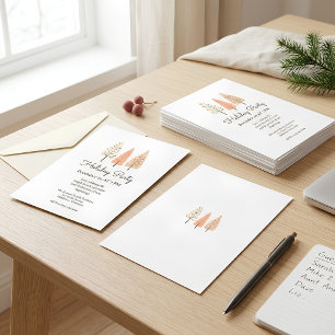 Scandinavian Christmas Party Invitation Custom