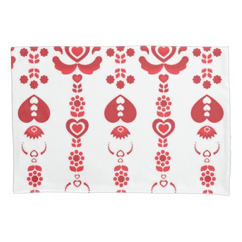 Scandinavian Christmas Pattern Pillowcase