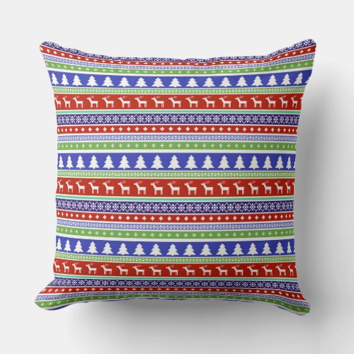 scandinavian christmas pillow