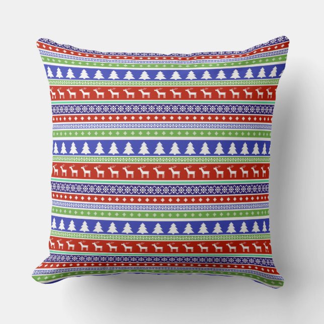 scandinavian christmas pillow (Front)