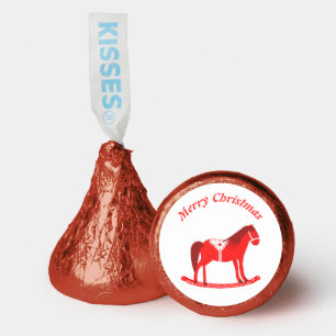 Scandinavian Christmas Rocking Horse Custom Hershey®'s Kisses®