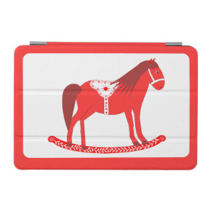 Scandinavian Christmas Rocking Horse iPad Mini Cover