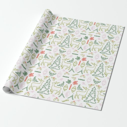 Scandinavian Christmas Wrapping Paper | Zazzle