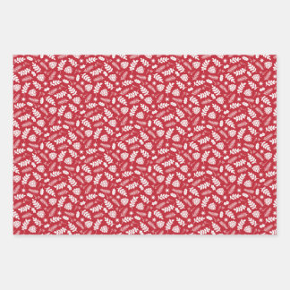 Scandinavian Christmas Wrapping Paper Sheets