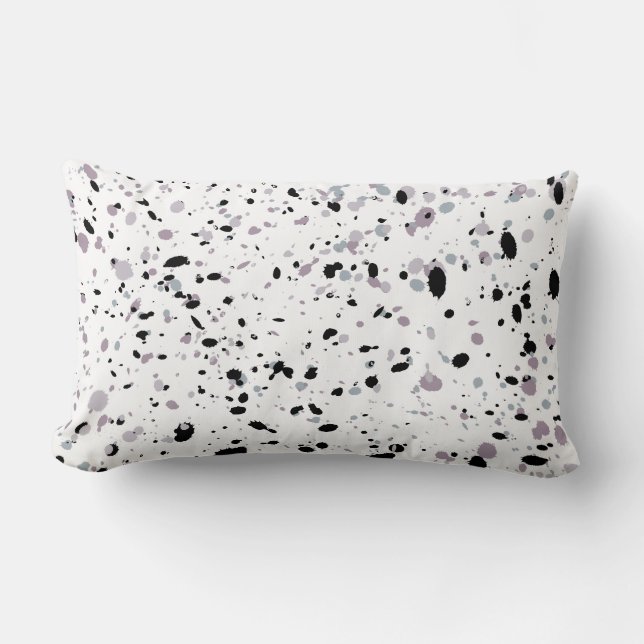 Scandinavian color splash lumbar pillow (Front)