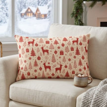 Scandinavian Deer Botanical Trees Winter