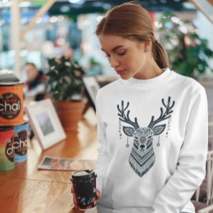 Scandinavian Deer Christmas Sweatshirt