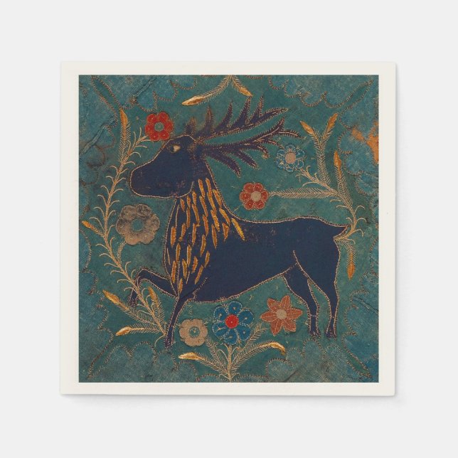 Scandinavian Deer Paper Napkins (Front)