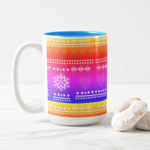 scandinavian design,country style Two-Tone coffee mug
