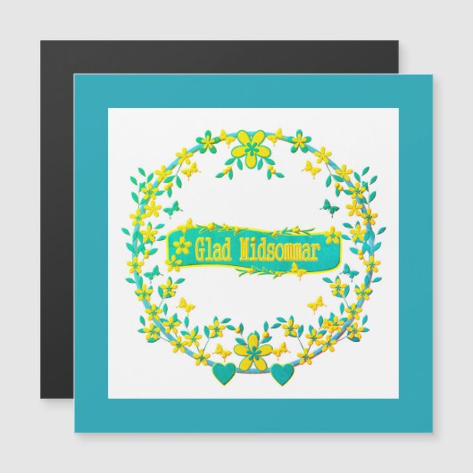 scandinavian design, Glad midsommar (Front/Back)