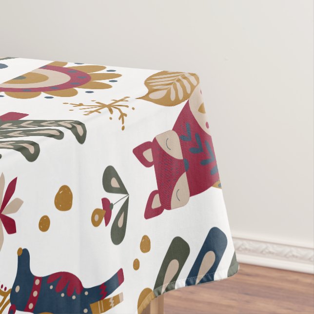 Scandinavian design tablecloth (In Situ)