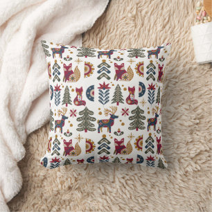 Scandinavian design throw pillow