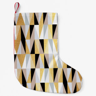 scandinavian design triangles seamless pattern vin small christmas stocking