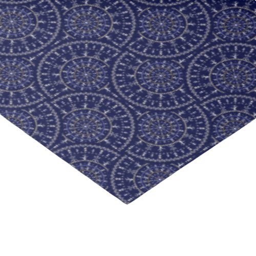 Scandinavian Ditsy Winter Navy &amp; Gold Art Deco Tissue Paper