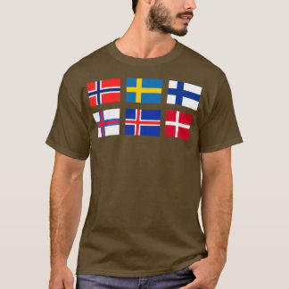 Scandinavian flags T-Shirt