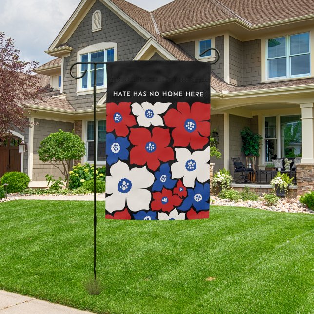 Scandinavian Floral Patriotic Unity and Inclusion Garden Flag (Creator Uploaded)