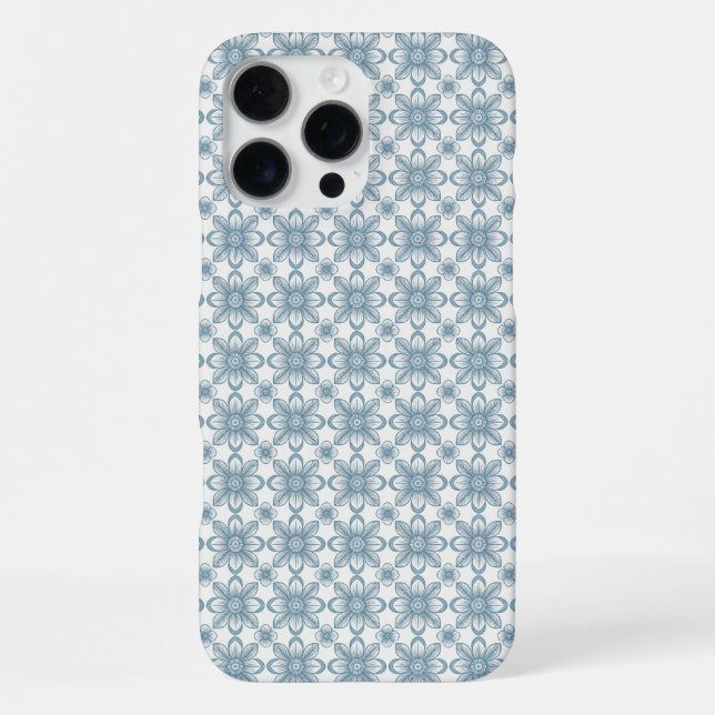 Scandinavian Floral Pattern iPhone Case (Back)