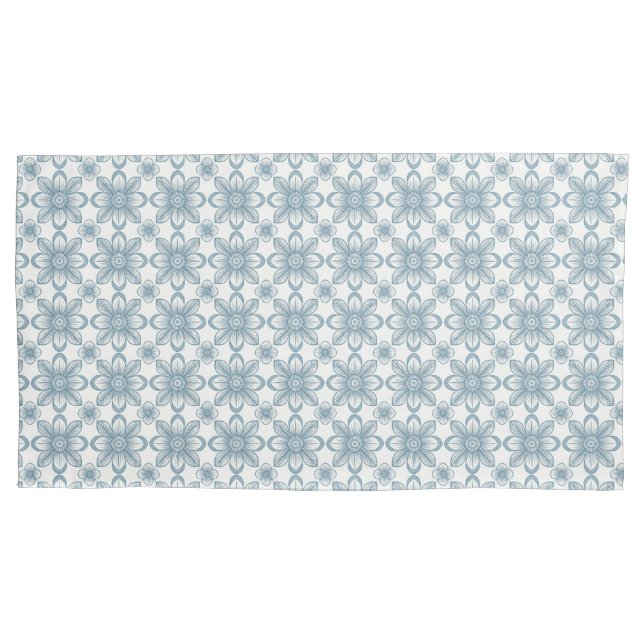 Scandinavian Floral Pattern Pillow Case (Front)