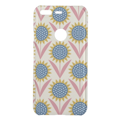 Scandinavian floral patternretro stylemid centur uncommon google pixel case