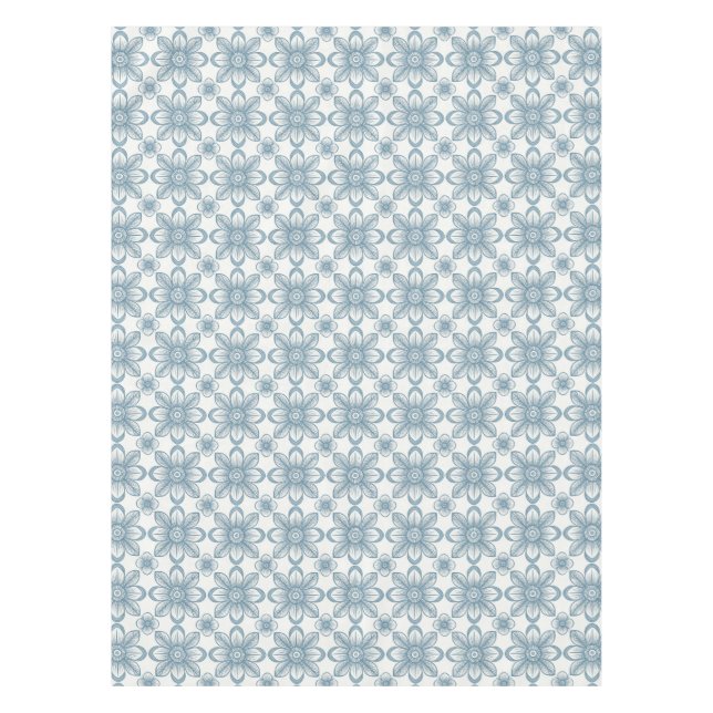 Scandinavian Floral Pattern Tablecloth (Front)