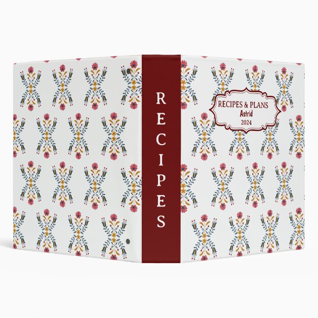 Scandinavian folk art Binder (Background)