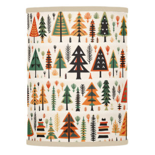 Scandinavian Folk Art Christmas Pattern Lamp Shade
