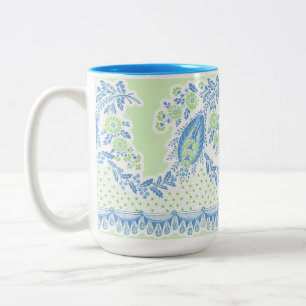 Scandinavian Folk Art Classic Mug blue