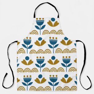 Scandinavian folk art, colorful pattern. apron
