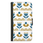 Scandinavian folk art, colorful pattern. samsung galaxy s5 wallet case