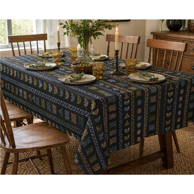 Scandinavian Folk Art Pattern Tablecloth (Creator Uploaded)