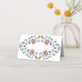 Scandinavian Folk Art Velkommen Place Cards