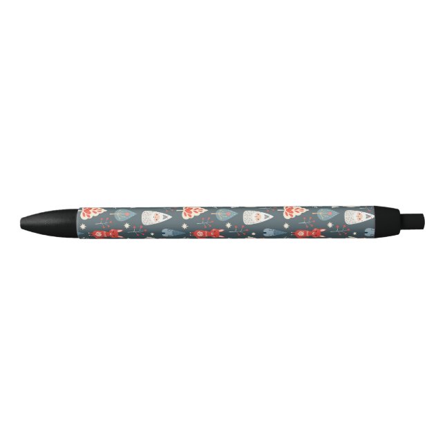 Scandinavian folk art with Christmas gnomes Pen (Front)
