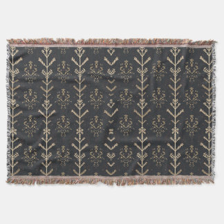 Scandinavian Folk Cozy Throw Blanket
