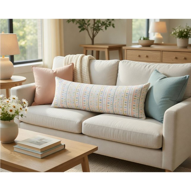 Scandinavian Folk Pattern Decorative Body Pillow (Creator Uploaded)