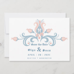 Scandinavian Folk Save The Date