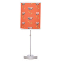 Scandinavian Folk Style Simple Flower in Orange