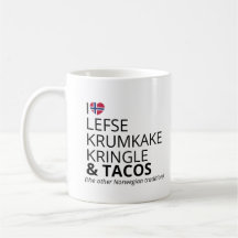 Scandinavian Food Humor Lefse & Tacos