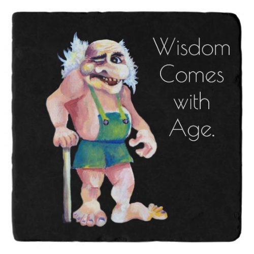 Scandinavian Funny Looking Ogre Troll Trivet