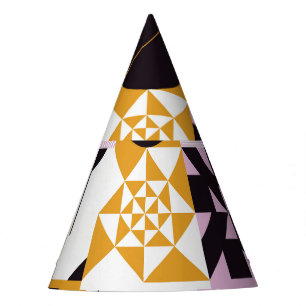 Scandinavian Geometric: Hand-Drawn Artwork. Party Hat