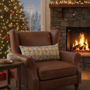Scandinavian Gingerbread & Citrus Holiday  Body Pillow