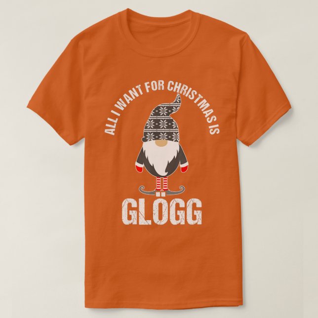 Scandinavian Glogg omte Christmas Drinking  T-Shirt (Design Front)