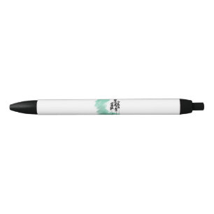 Scandinavian green tree art simple modern mint  pen